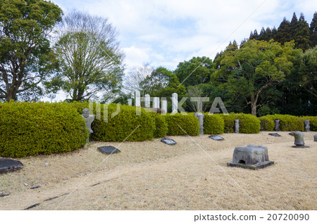 Eda Funayama Kofun park stone statue group Eda Funayama Kofun park stone statue group 20720090