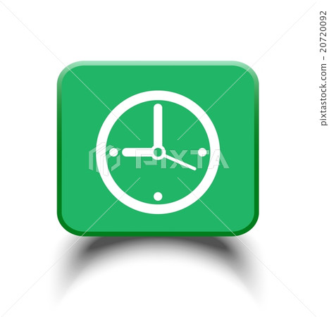 Pictograph of clock - Stock Illustration [20720092] - PIXTA