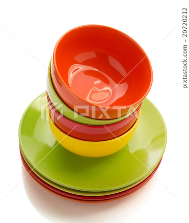 ceramic plate and bowl isolated on white ceramic plate and bowl isolated on white 20720212