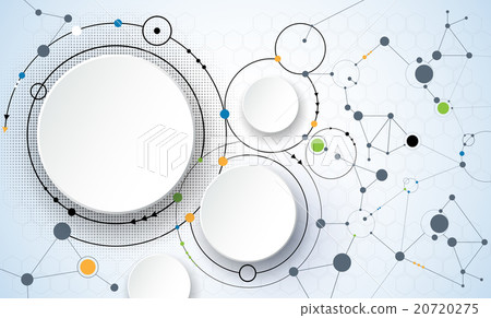 Abstract Technology connection background - Stock Illustration ...