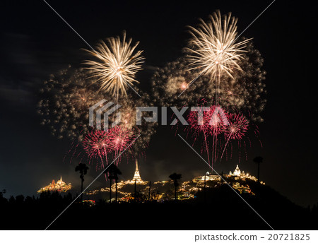 Fireworks Festival at Phetchaburi, Thailand Fireworks Festival at Phetchaburi, Thailand 20721825