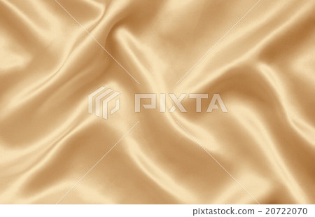Smooth elegant golden silk as wedding background. 20722070