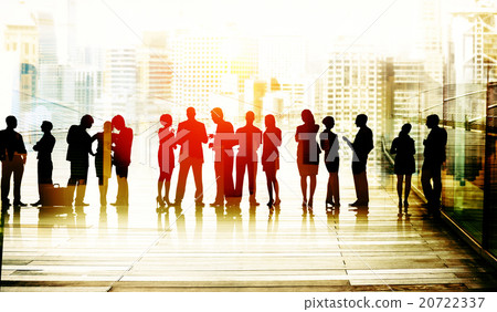 Business People Corporate Connection Discussion Meeting Concept 20722337