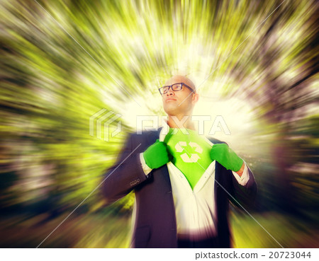 Conservative Businessman Recycle Ecology Saving Concept Conservative Businessman Recycle Ecology Saving Concept 20723044