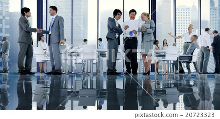 Business People Meeting Corporate Handshake Greeting Concept 20723323