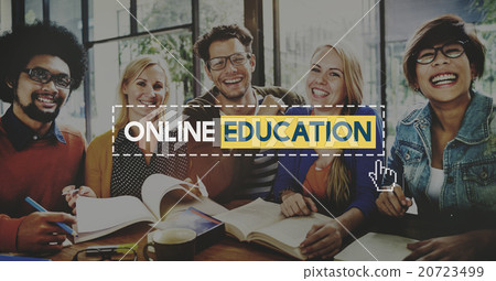 Online Education Knowledge Wisdom Communication Connection Conce 20723499