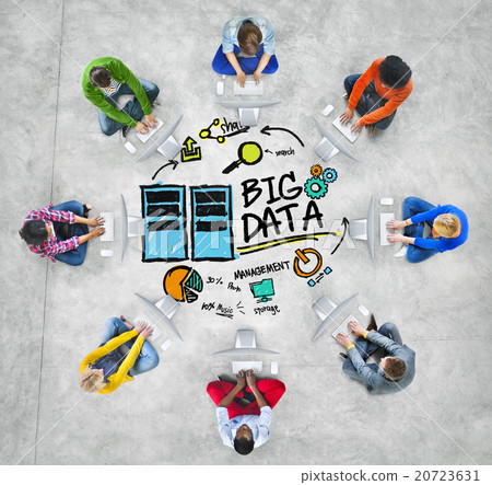 Diversity People Big Data Computer Connecting Share Concept Diversity People Big Data Computer Connecting Share Concept 20723631