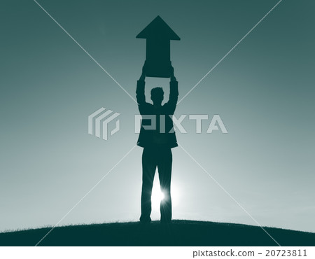 Businessman Growth Success Development Improvement Concept 20723811