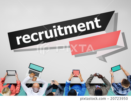 Recruitment Hiring Career Human Resources Concept Recruitment Hiring Career Human Resources Concept 20723950
