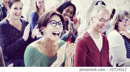 Audience Applaud Clapping Happines Appreciation Training Concept 20724017