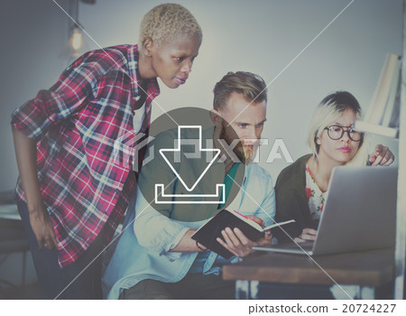 Downloading Technology Internet Connection Data Concept Downloading Technology Internet Connection Data Concept 20724227