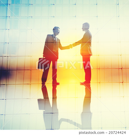 Handshaking Business Agreement Greeting Collaboration Concept 20724424