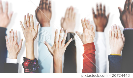Hands Together Join Partnership Unity Variation Team Concept 20724443