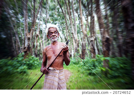 Rubber Plantation Worker Growth Green Occupation Concept Rubber Plantation Worker Growth Green Occupation Concept 20724652