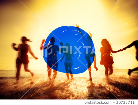 Vacation Summer Holidays Blue Marker COncept 20725711