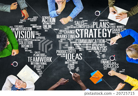 Strategy Analysis World Vision Mission Planning Concept Strategy Analysis World Vision Mission Planning Concept 20725715