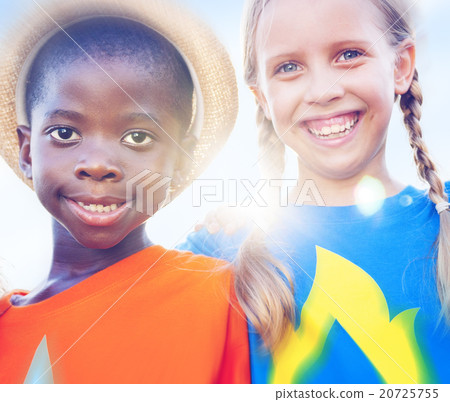 Children Kids Diversity Friendship Happiness... - Stock Photo [20725755 ...