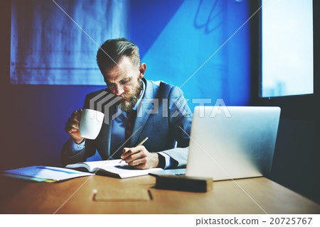 Businessman Working Planning Strategy Office Concept Businessman Working Planning Strategy Office Concept 20725767
