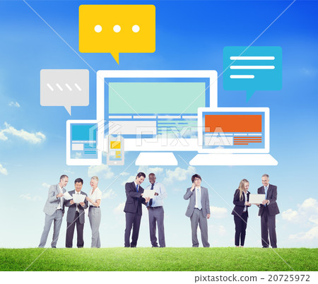 Responsive Design Internet Communication Technology Concept 20725972