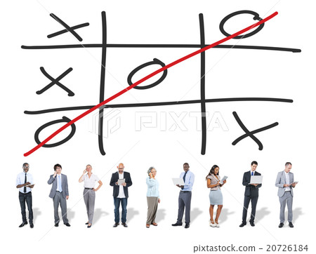 Tic Tac Toe Game Competition XO Win Challecge Concept Tic Tac Toe Game Competition XO Win Challecge Concept 20726184