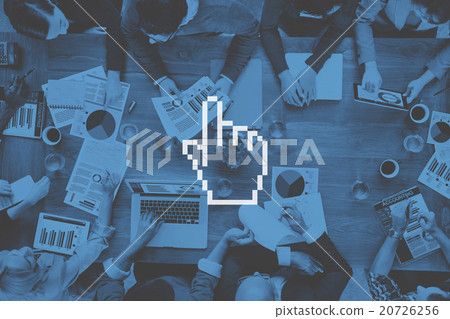 Pointer Selection Cursor Access Connection Networking Concept 20726256