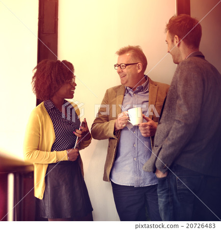 Business Team Coffee Break Relax Concept 20726483