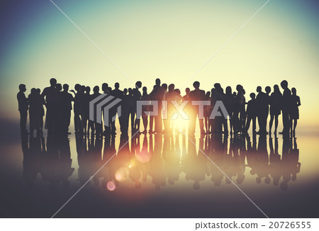 Business People Meeting Discussion Back Lit Concept Business People Meeting Discussion Back Lit Concept 20726555