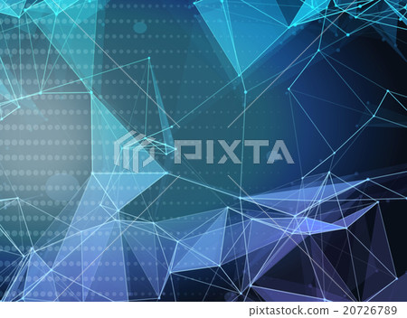 Virtual technology background with lines and grids 20726789