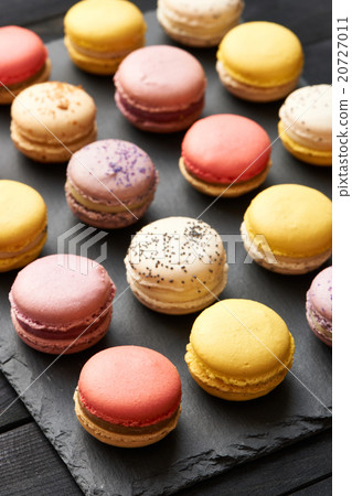 French delicious dessert macaroons 20727011