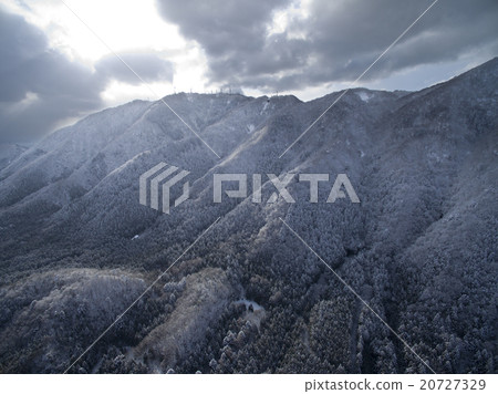 冬季彌彥山(航空照片) 冬季彌彥山(航空照片) 20727329