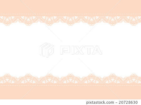 柔和的橙色花邊背景 20728630
