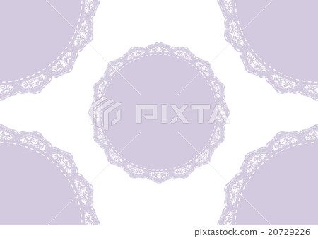 柔和的紫色圓形花邊背景 20729226