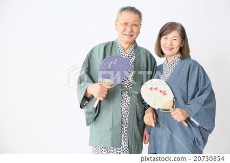 Yukata hot spring senior 20730854
