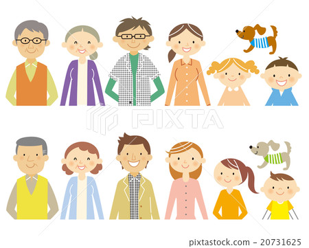 People Three generations family 2 sets 20731625