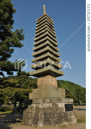 Ukishima Jujiriki stone pillar 20732113