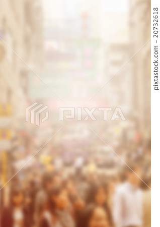 blur crowded street 3 20732618