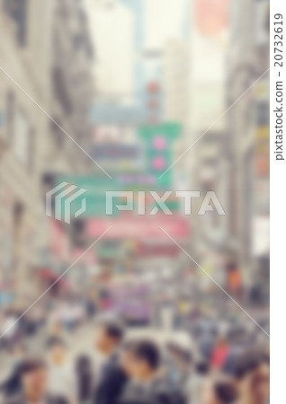 blur crowded street 20732619