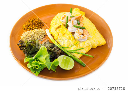 Omelet with vegetables and shrimp. Omelet with vegetables and shrimp. 20732728