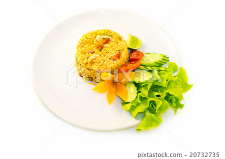 Fried rice with shrimps Fried rice with shrimps 20732735