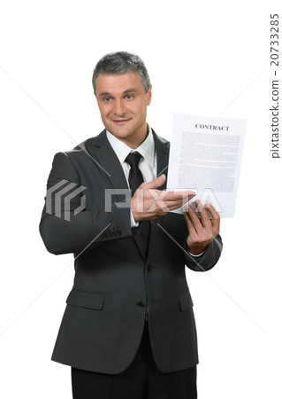 Mature man explains brighter prospects. 20733285