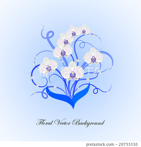Decorative bouquet of white orchid Decorative bouquet of white orchid 20733310