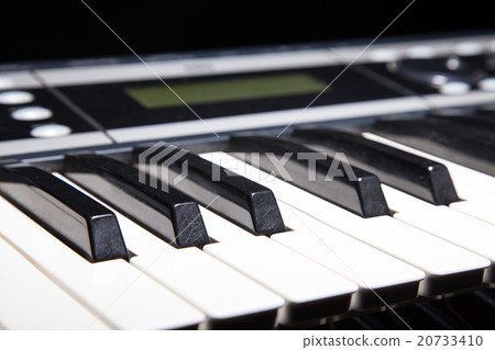 Piano keyboard in shadow Piano keyboard in shadow 20733410
