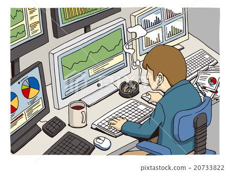 Illustration of "trader" "investor" image 20733822