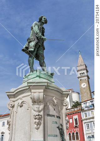 Giuseppe Tartini statue in Piran, Slovenia Giuseppe Tartini statue in Piran, Slovenia 20734184
