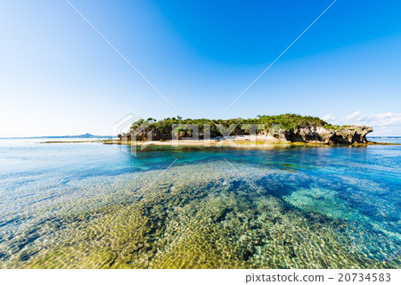 Coast, ocean, rock, landscape. Okinawa, Japan. Coast, ocean, rock, landscape. Okinawa, Japan. 20734583