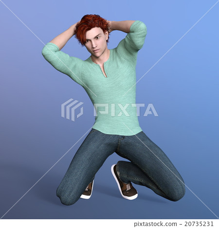 A young man A young man 20735231