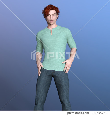 A young man A young man 20735239