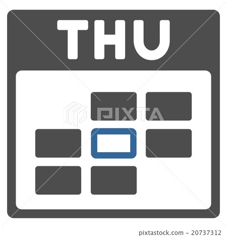 Thursday Flat Icon 20737312