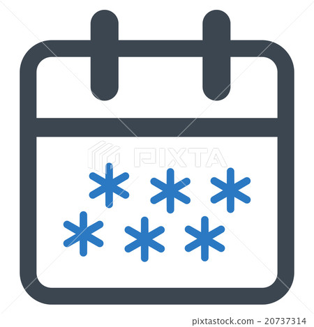 Winter Date Icon Winter Date Icon 20737314