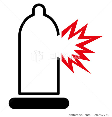 Condom Damage Icon 20737750